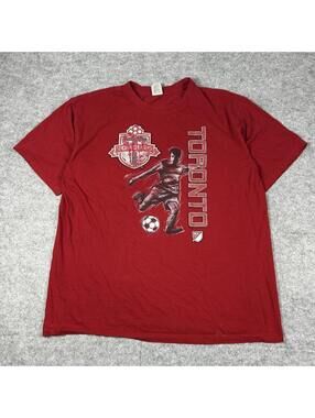Vintage MLS Toronto FC Faded Soccer Football T Shirt Size XL